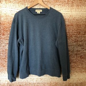 VINTAGE J. Crew Light Navy Blue Sweatshirt